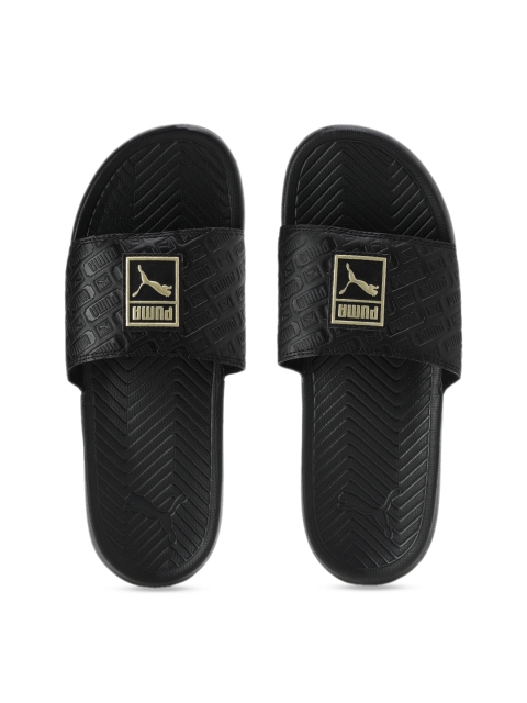 

Puma Unisex Black Solid Sliders