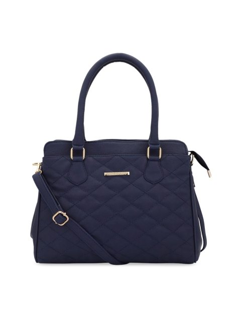 

Lapis O Lupo Women Blue Textured Handheld Bag