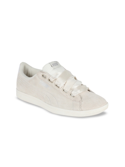 Puma Women White Sneakers