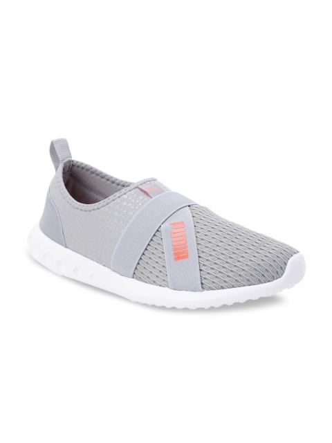 

Puma Unisex Grey Dwane Slip On Running Shoes