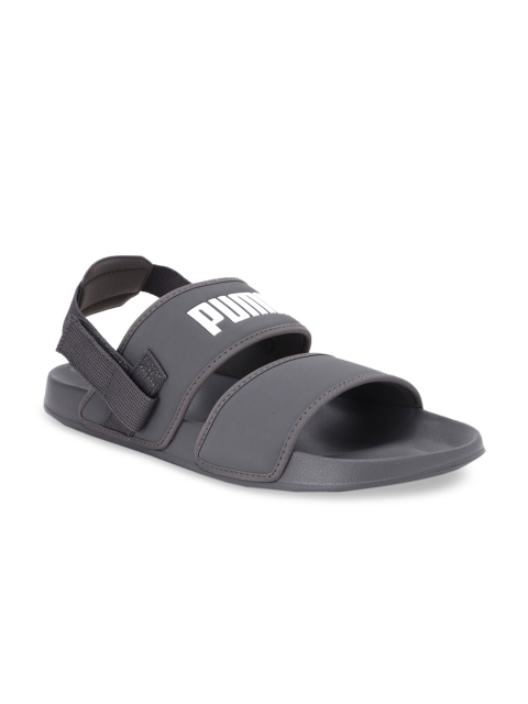 

Puma Unisex Grey Solid Sliders