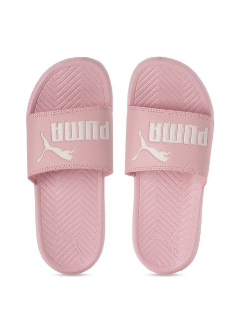 

Puma Unisex Pink Printed Sliders