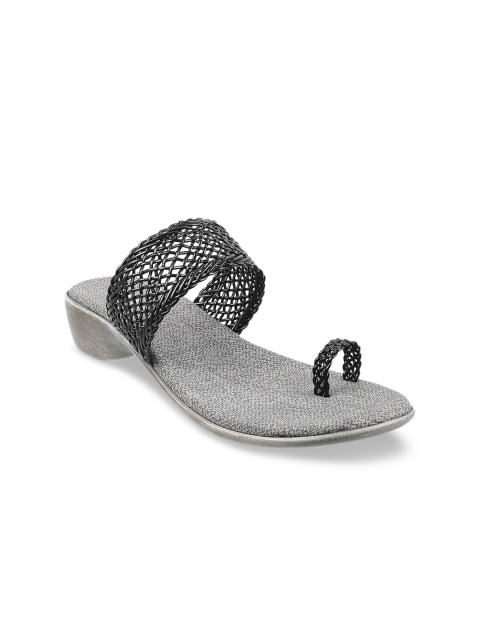 

Mochi Women Black Woven Design Heels