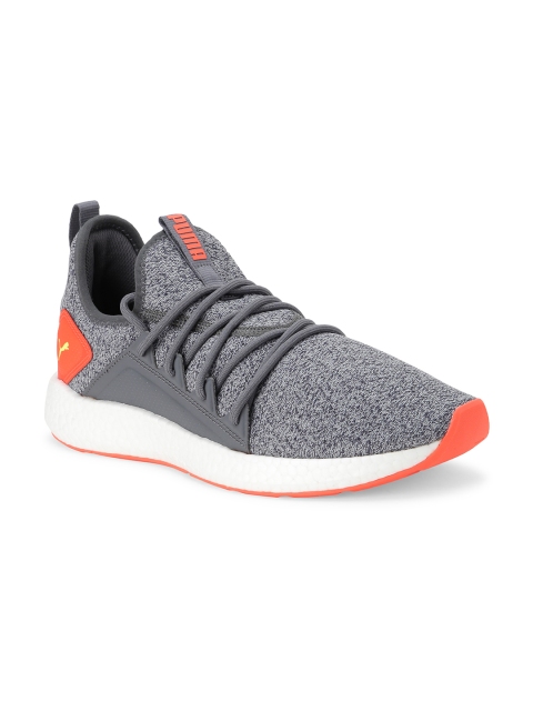 

Puma Men Grey NRGY Neko Knit Castlerock Running Shoes