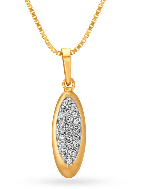 

Mia by Tanishq 14KT Yellow Gold Diamond Pendant