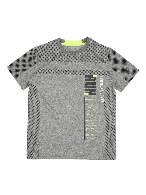 

Pantaloons Junior Boys Grey Printed Round Neck T-shirt