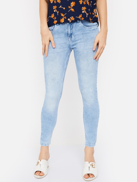 

Fame Forever by Lifestyle Women Blue Skinny Fit Mid-Rise Clean Look Jeans