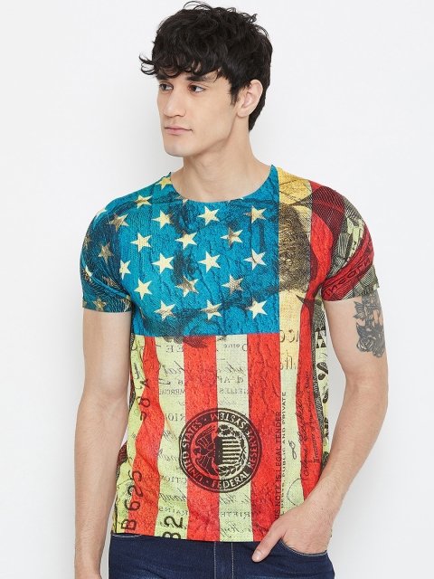 

Wear Your Mind Men Off-White Printed Round Neck T-shirt
