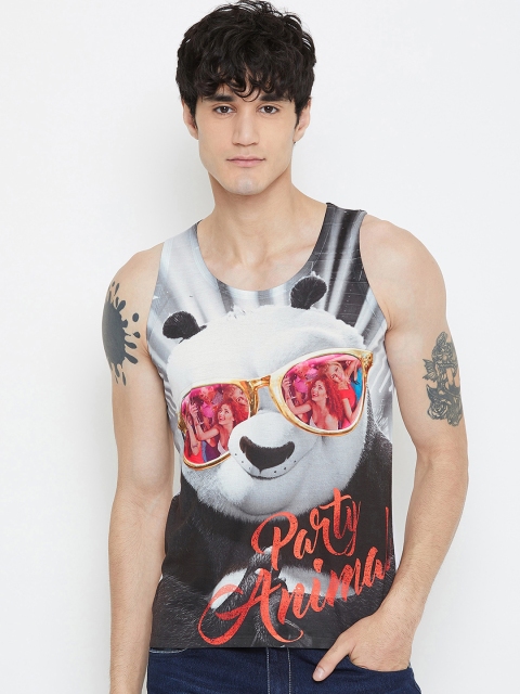 

Wear Your Mind Men Multicoloured Printed Innerwear Vests ZCSV261, Multi