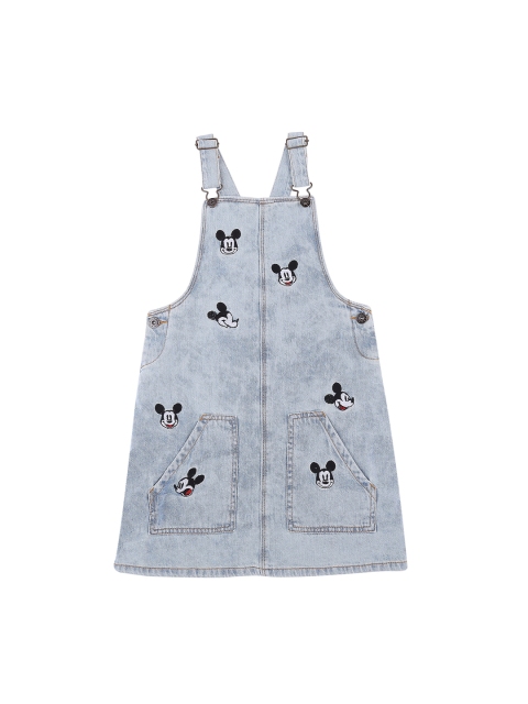 

Pantaloons Junior Girls Blue Pinafore Dress