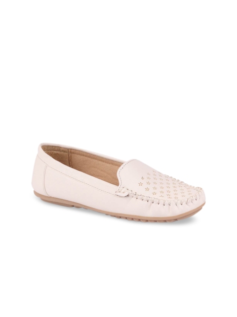 

FAUSTO Women Beige Slip-On Sneakers