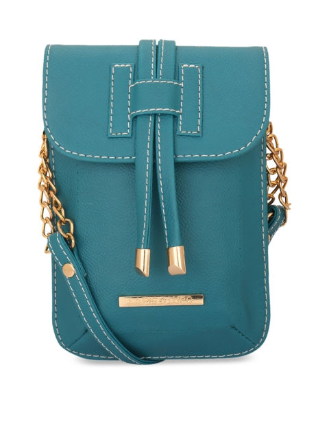 

Lapis O Lupo Turquoise Blue Solid Sling Bag