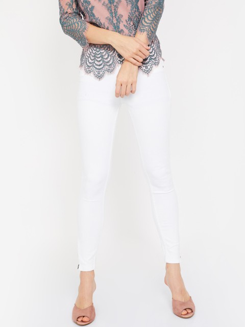 

Fame Forever by Lifestyle Women White Skinny Fit Mid-Rise Clean Look Jeans