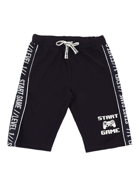 

Pantaloons Junior Boys Navy Blue Printed Regular Fit Regular Shorts