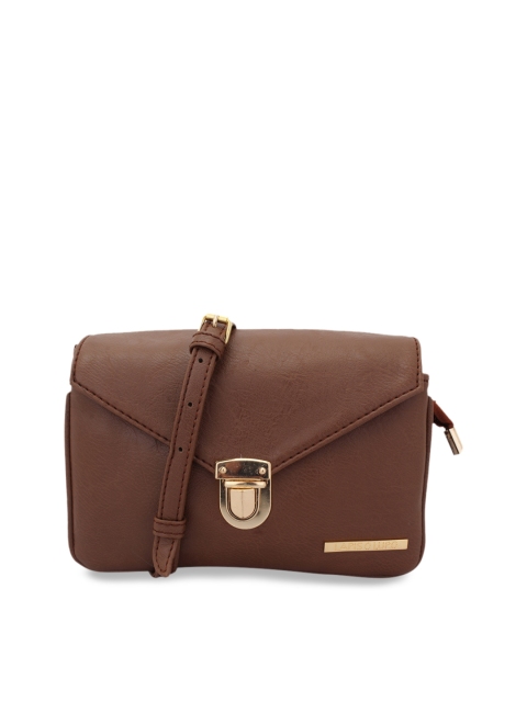

Lapis O Lupo Tan Brown Solid Sling Bag