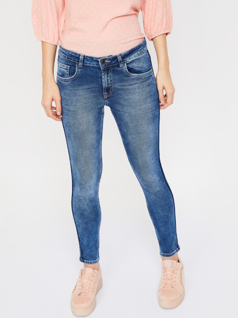 

Fame Forever by Lifestyle Women Blue Skinny Fit Mid-Rise Clean Look Jeans
