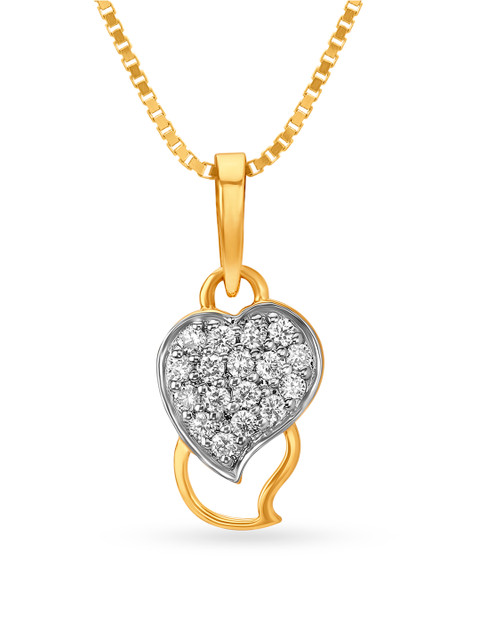 

Mia by Tanishq 14KT Yellow Gold Diamond Pendant