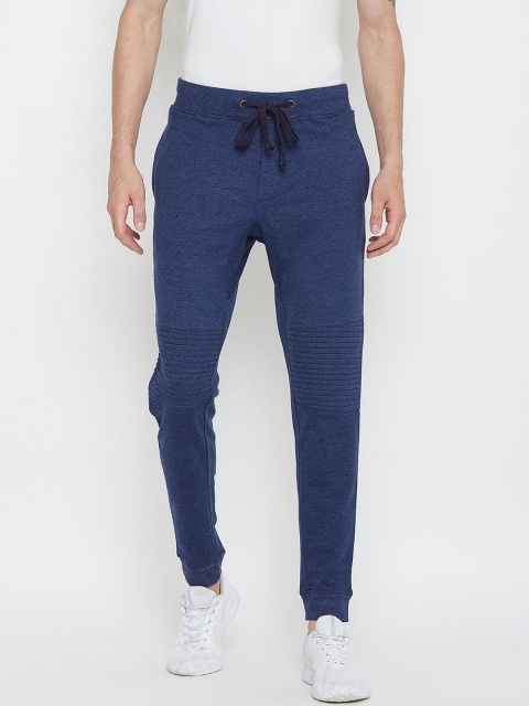 

Wear Your Mind Blue Melange Joggers