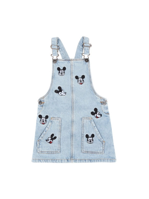 

Pantaloons Junior Girls Blue Pinafore Dress