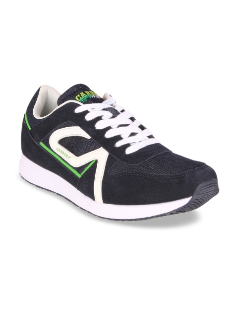 

Carrera Men Navy Blue & White Colourblocked Sneakers