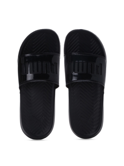 

Puma Women Black Self Design Sliders