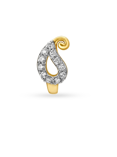 

Mia by Tanishq Women 14KT Yellow Gold Diamond Nose Pin