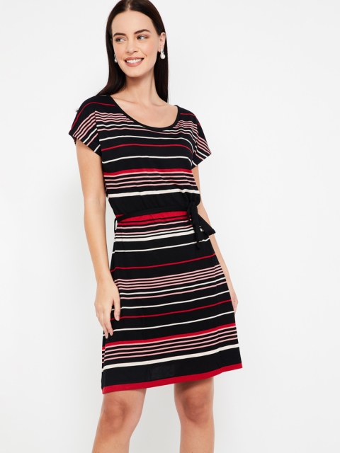 

Bossini Women Black & Red T-shirt Dress