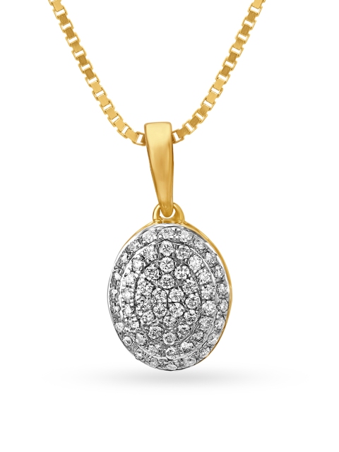 

Mia by Tanishq 14KT Yellow Gold Diamond Pendant