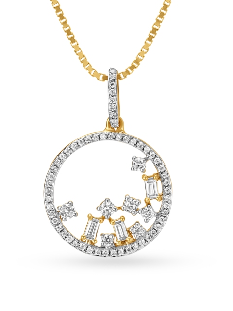 

Mia by Tanishq 14KT Yellow Gold Diamond Pendant