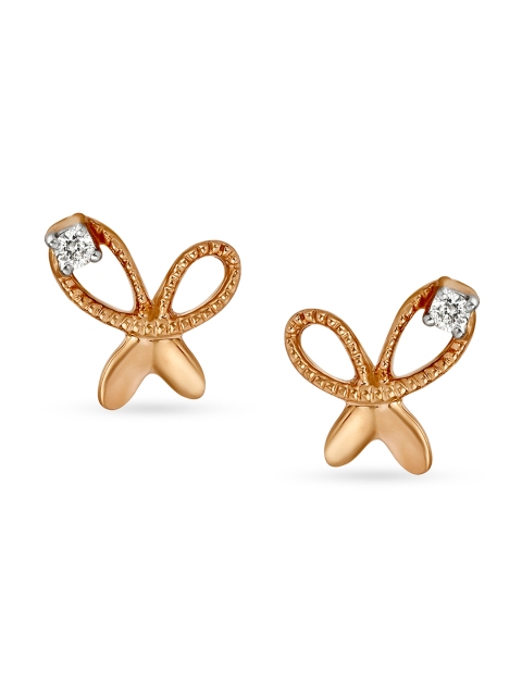 

Mia by Tanishq 14KT Rose Gold Diamond Stud Earrings