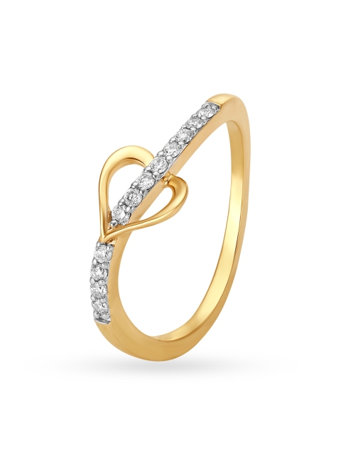 

Mia by Tanishq 14KT Yellow Gold Diamond Finger Ring