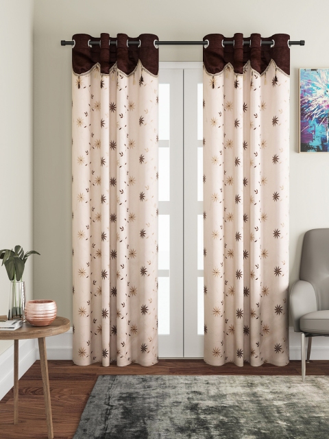 

Cortina Beige Set of 2 Sheer Door Curtains