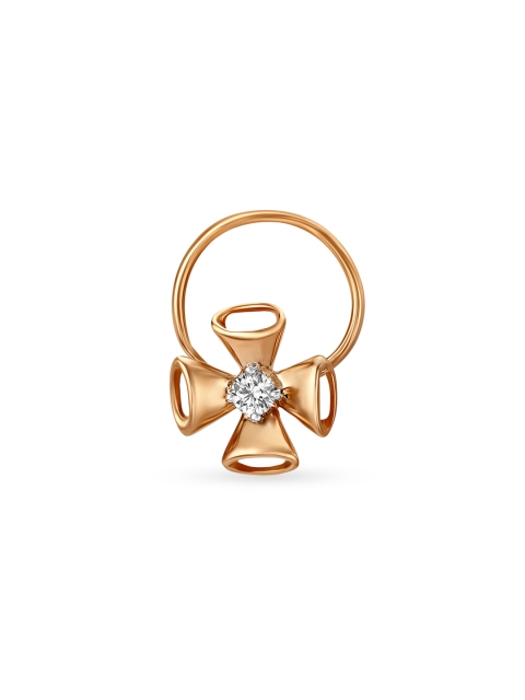 

Mia by Tanishq 14KT Rose Gold Diamond Nose Pin