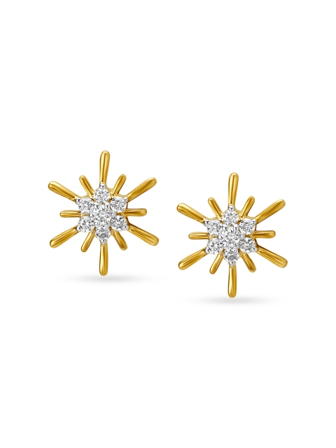 

Mia by Tanishq 14KT Yellow Gold Diamond Stud Earrings