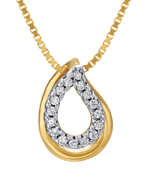 

Mia by Tanishq 14KT Yellow Gold Diamond Pendant