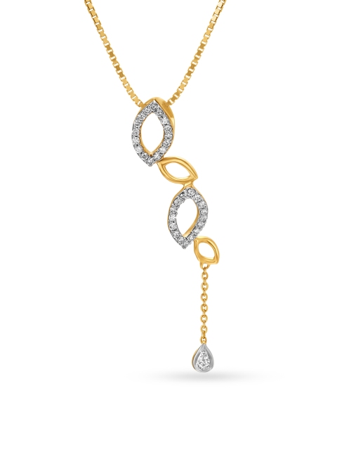 

Mia by Tanishq 14KT Yellow Gold Diamond Pendant