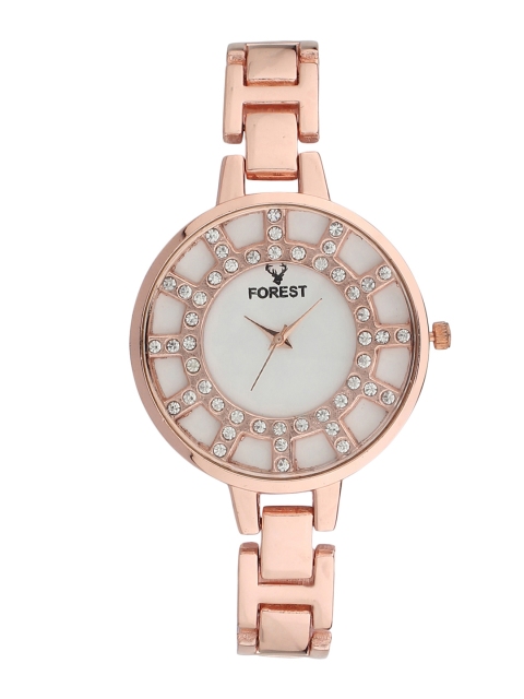 

Hobforestessentials Women White Analogue Watch FR-204