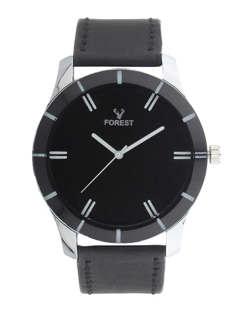

Hobforestessentials Men Black Analogue Watch