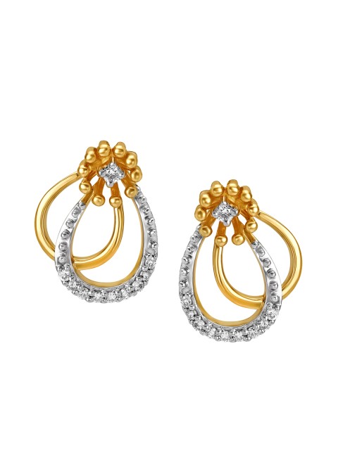 

Mia by Tanishq 14KT Yellow Gold Diamond Stud Earrings