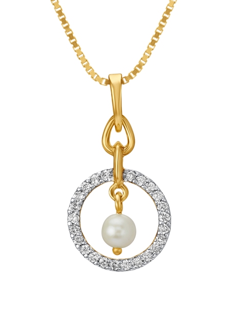 

Mia by Tanishq 14KT Yellow Gold Diamond Pendant