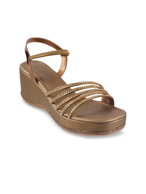 

Metro Women Bronze-Toned Solid Heels