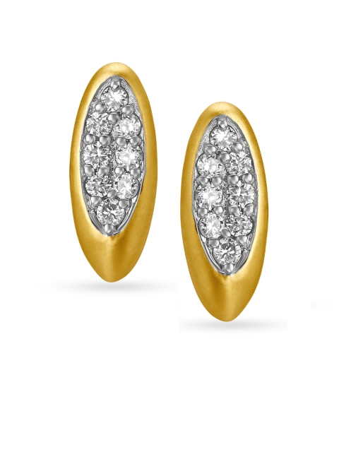 

Mia by Tanishq 14KT Yellow Gold Diamond Stud Earrings