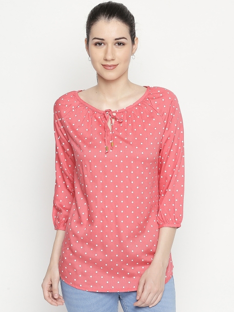 

Honey by Pantaloons Women Pink Printed Top