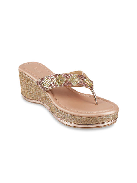 

Metro Women Peach-Coloured Solid Heels