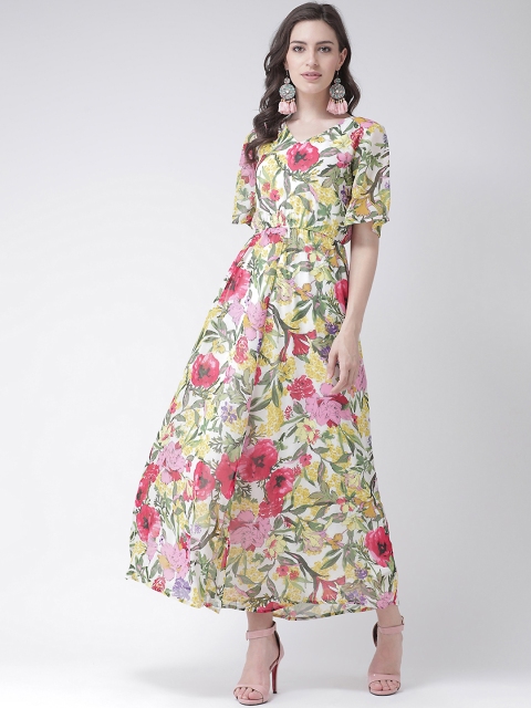 

The Vanca Women Multicoloured Floral Printed Maxi Dress, Multi
