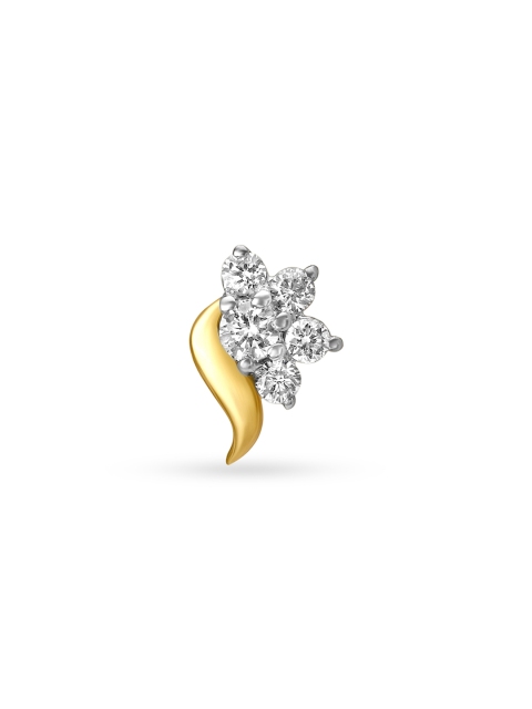 

Mia by Tanishq Women 14KT Yellow Gold Diamond Nose Pin