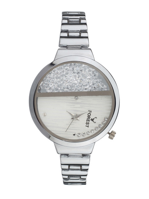 

Hobforestessentials Women Silver-Toned Analogue Watch FR-241