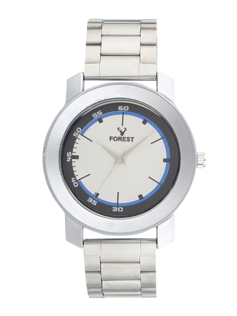 

Hobforestessentials Men White Analogue Watch