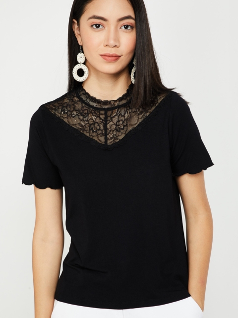 

Bossini Women Black Solid Top
