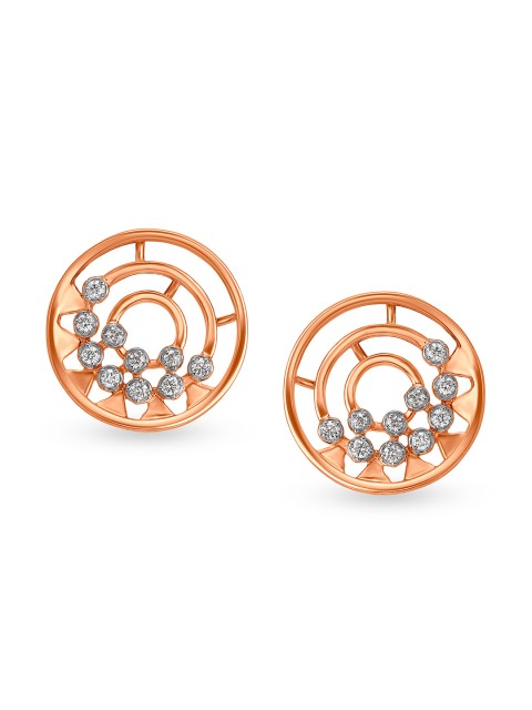 

Mia By Tanishq 14kt Rose Gold Diamond Stud Earrings